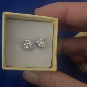Heart Stud Earrings